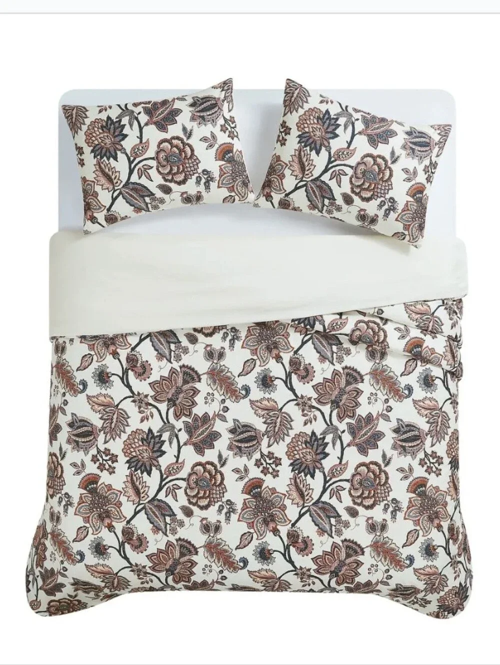 Cannon Chloe Jacobean Duvet Cover Set with Shams